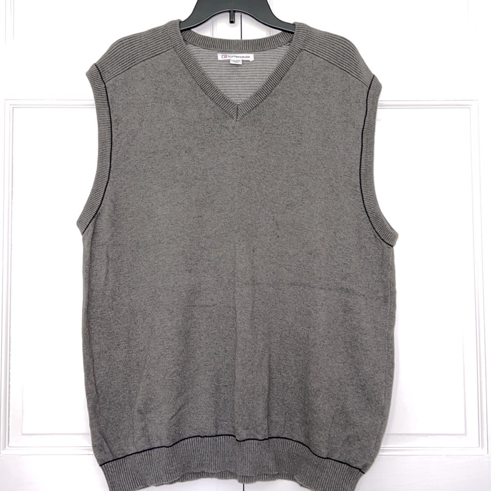 Cutter & Buck Gray Sweater Vest
